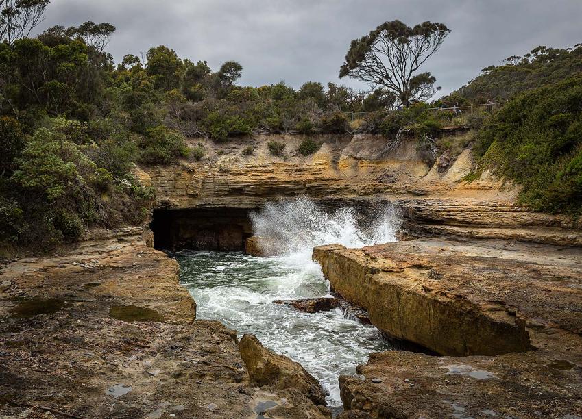 Blowhole near Port Arthur, Tasmania © Michael Evans Photographer 2015 - www.michaelevansphotographer.com